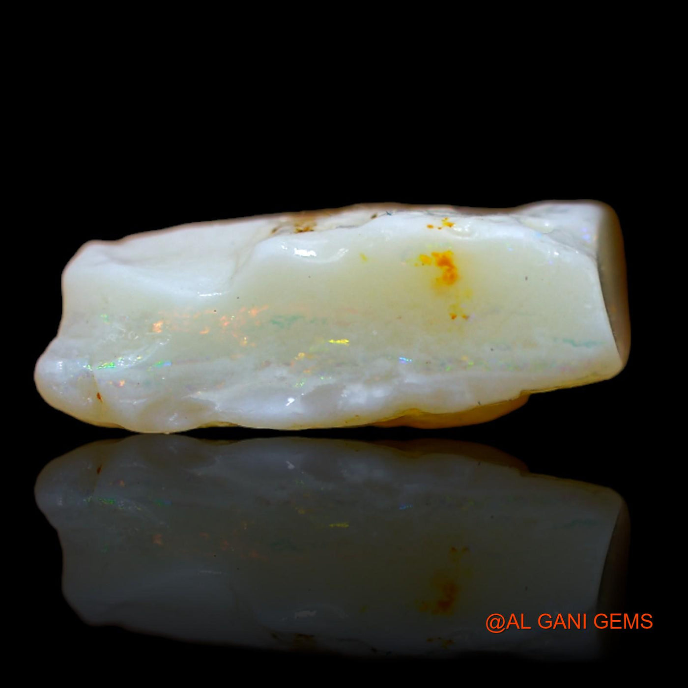 Natural Untreated Fire Opal Loose Gemstone Fancy Rough From Australia 5.00 Cts 15x10x6 mm RB-230