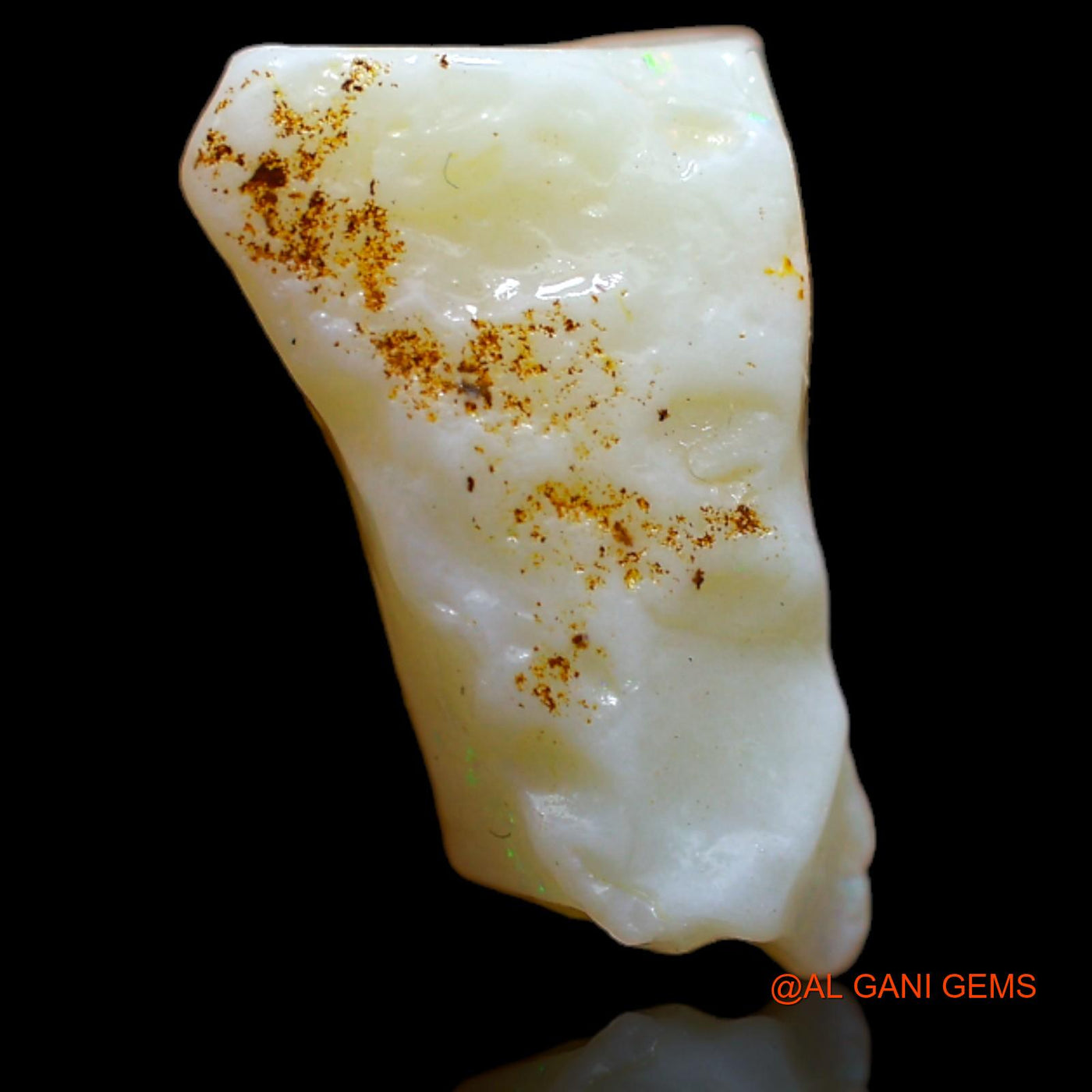 Natural Untreated Fire Opal Loose Gemstone Fancy Rough From Australia 5.00 Cts 15x10x6 mm RB-230