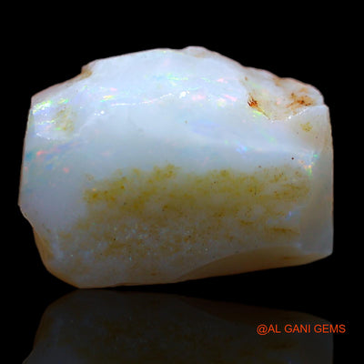 Natural Fire Opal Gemstone 6.30 Cts Loose Fancy Rough From Australia 14x10x6 mm RB-238