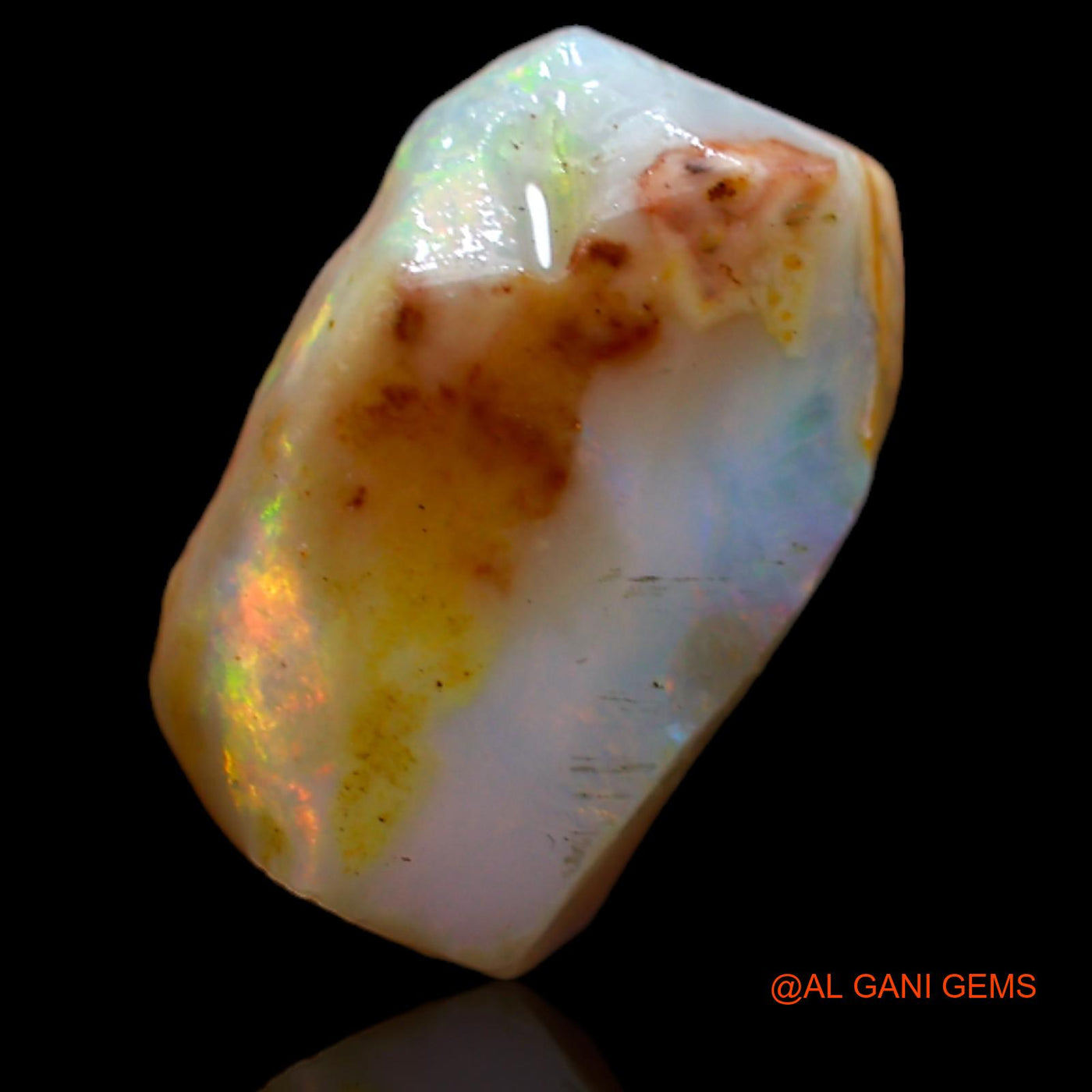 4.90 Cts Unheated Australian Fire Opal Loose Gemstone Fancy Rough Natural 14x9x5 mm RB-23