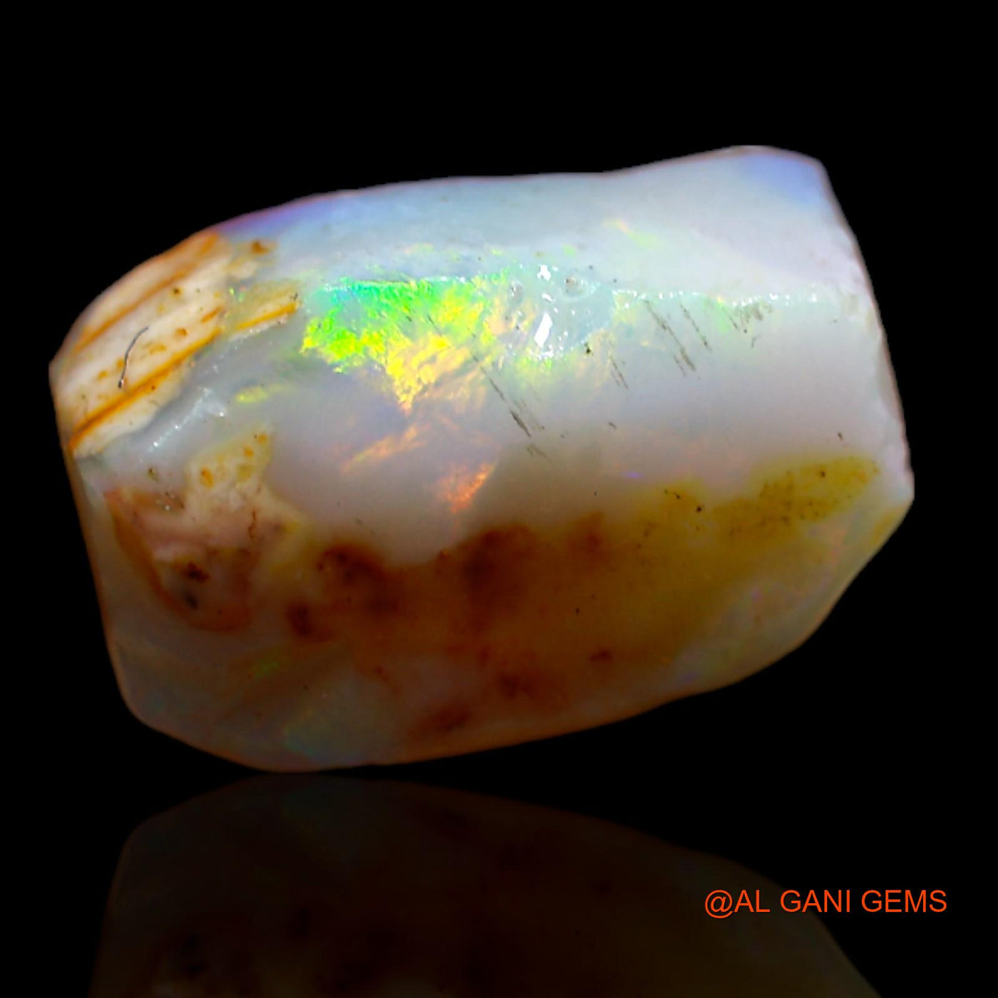 4.90 Cts Unheated Australian Fire Opal Loose Gemstone Fancy Rough Natural 14x9x5 mm RB-23