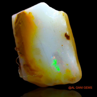 Natural Untreated Fire Opal Loose Gemstone Fancy Rough From Australia 5.00 Cts 14x10x4 mm RB-241