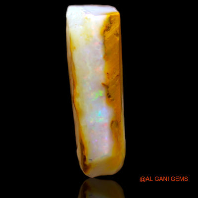 Natural Untreated Fire Opal Loose Gemstone Fancy Rough From Australia 5.00 Cts 14x10x4 mm RB-241