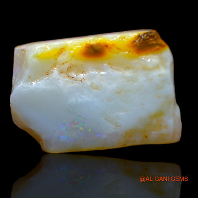 Natural Untreated Fire Opal Loose Gemstone Fancy Rough From Australia 5.00 Cts 14x10x4 mm RB-241