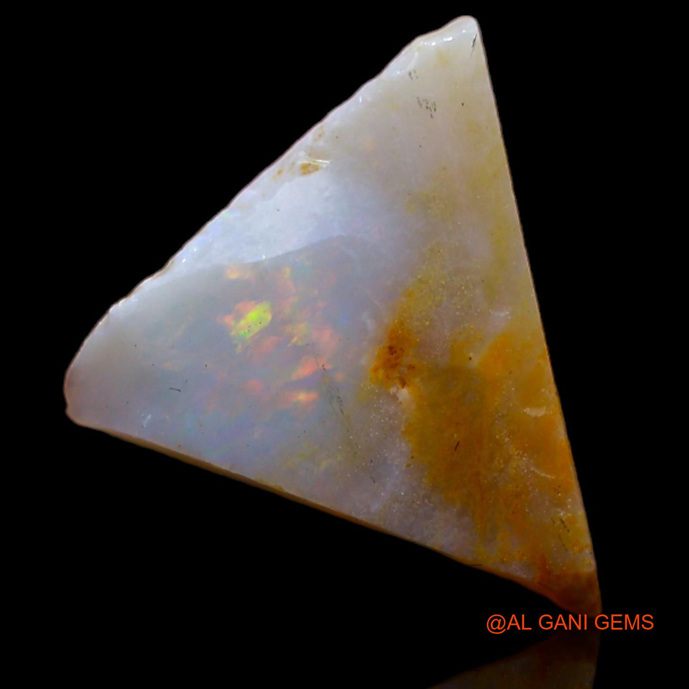 4.20 Cts Unheated Australian Fire Opal Loose Gemstone Fancy Rough Natural 14x14x5 mm RB-244