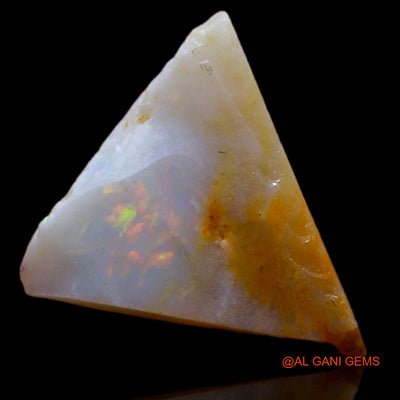 4.20 Cts Unheated Australian Fire Opal Loose Gemstone Fancy Rough Natural 14x14x5 mm RB-244