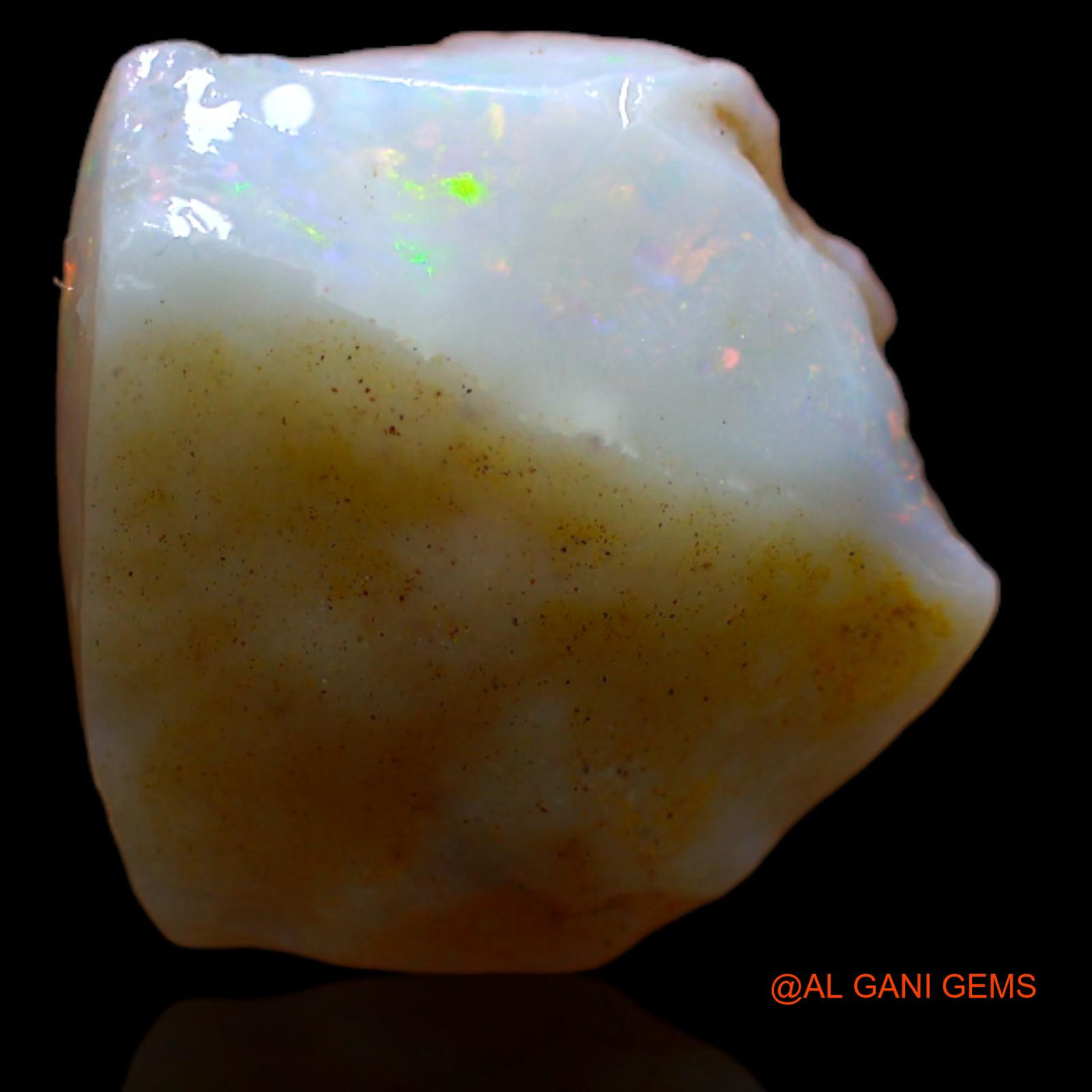 5.80 Cts Natural Australian Fire Opal Loose Gemstone Fancy Rough 14x13x5 mm RB-247