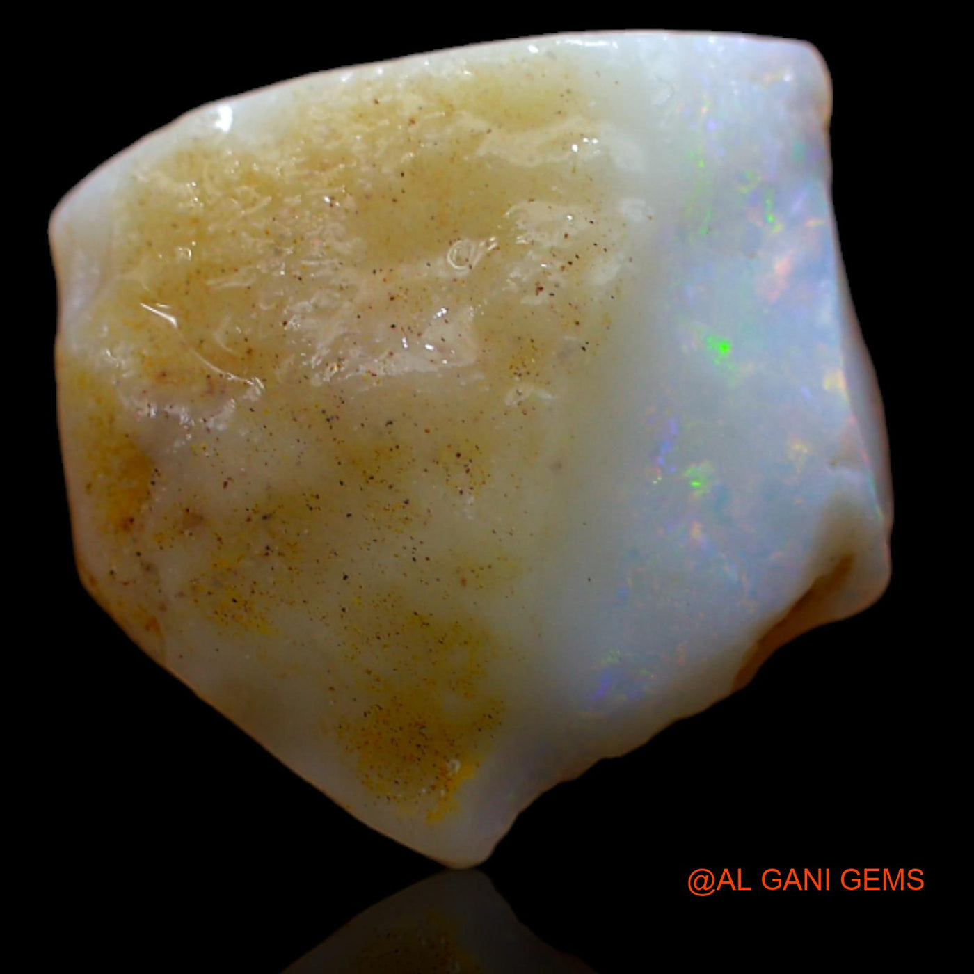 5.80 Cts Natural Australian Fire Opal Loose Gemstone Fancy Rough 14x13x5 mm RB-247
