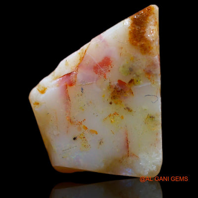Natural Untreated Fire Opal Loose Gemstone Fancy Rough From Australia 5.15 Cts 14x10x5 mm RB-24
