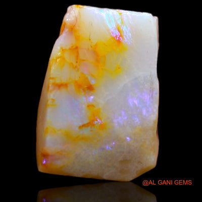 Natural Fire Opal Gemstone 4.30 Cts Loose Fancy Rough From Australia 13x9x4 mm RB-251