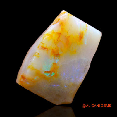 Natural Fire Opal Gemstone 4.30 Cts Loose Fancy Rough From Australia 13x9x4 mm RB-251