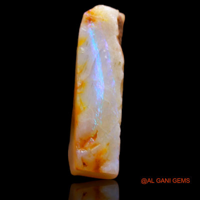 Natural Fire Opal Gemstone 4.30 Cts Loose Fancy Rough From Australia 13x9x4 mm RB-251