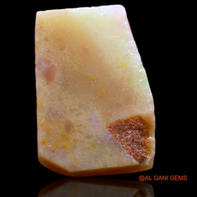 Natural Fire Opal Gemstone 4.30 Cts Loose Fancy Rough From Australia 13x9x4 mm RB-251