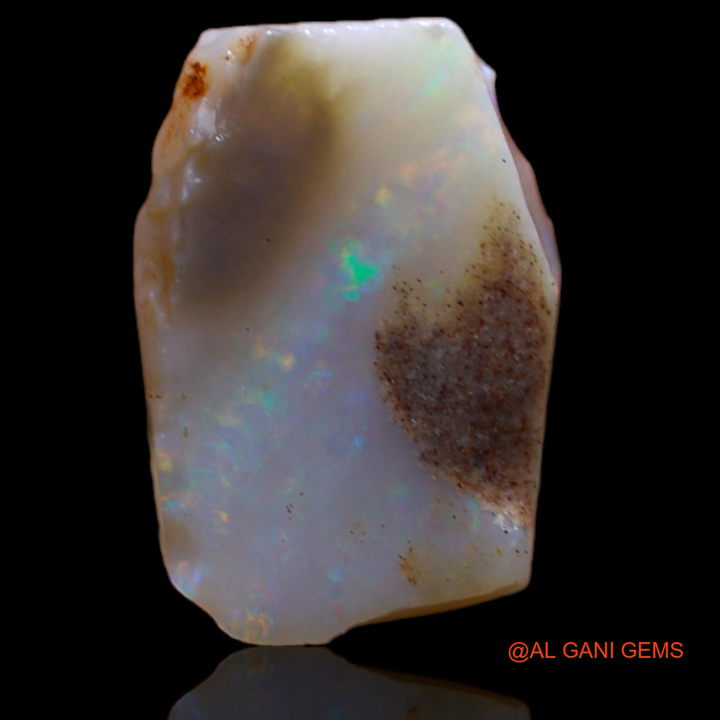 5.00 Cts Natural Australian Fire Opal Loose Gemstone Fancy Rough 15x10x4 mm RB-252