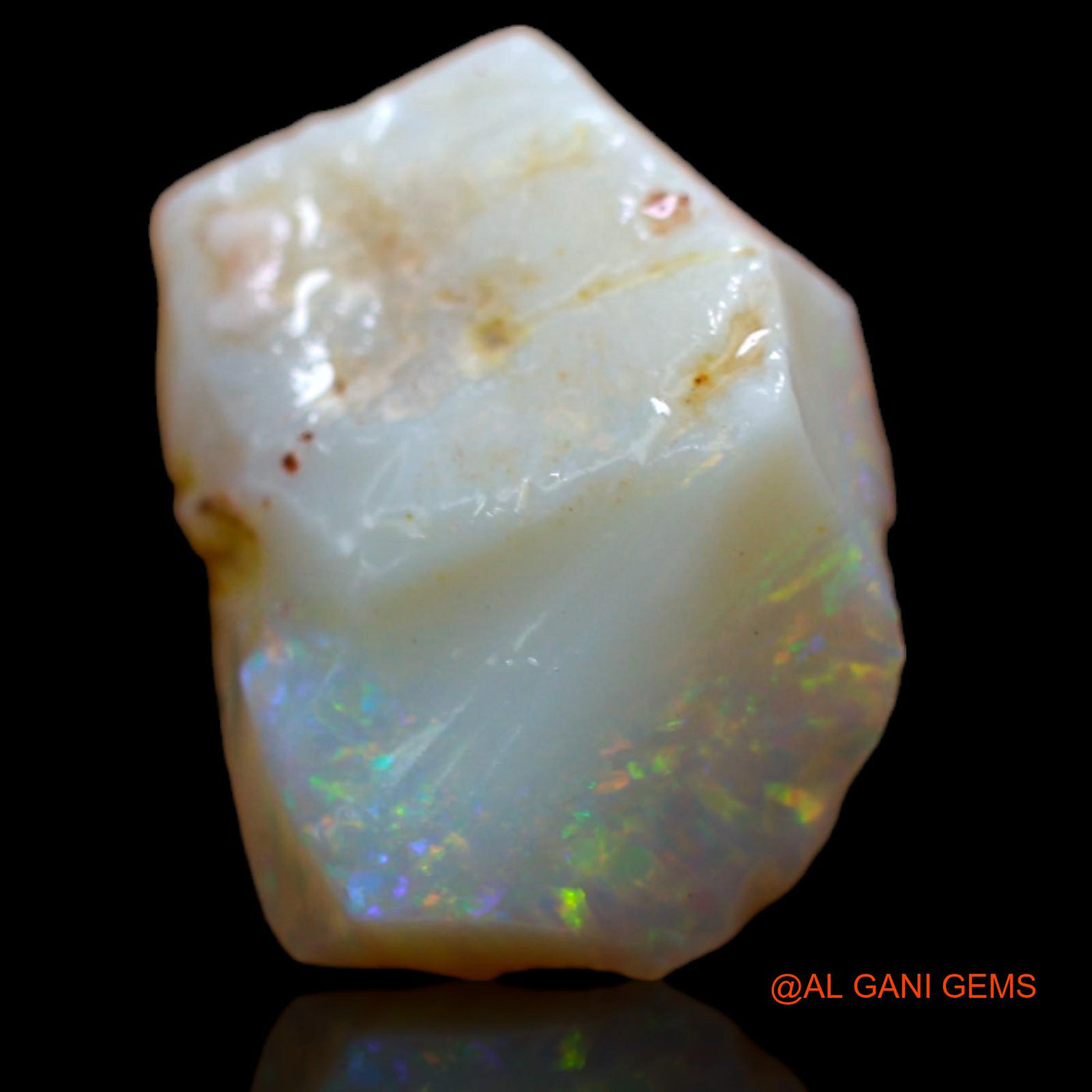 5.30 Cts Unheated Australian Fire Opal Loose Gemstone Fancy Rough Natural 15x10x5 mm RB-255