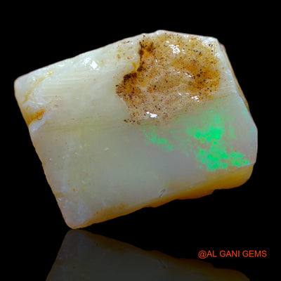 Natural Fire Opal Gemstone 5.80 Cts Loose Fancy Rough From Australia 14x11x4 mm RB-258
