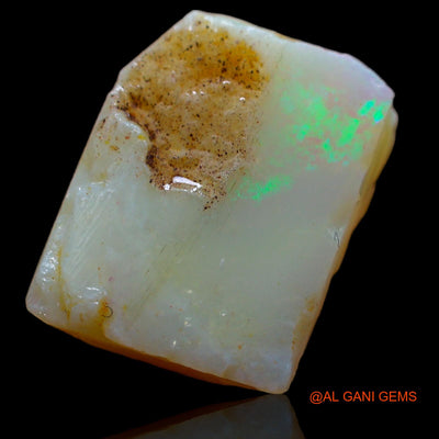 Natural Fire Opal Gemstone 5.80 Cts Loose Fancy Rough From Australia 14x11x4 mm RB-258