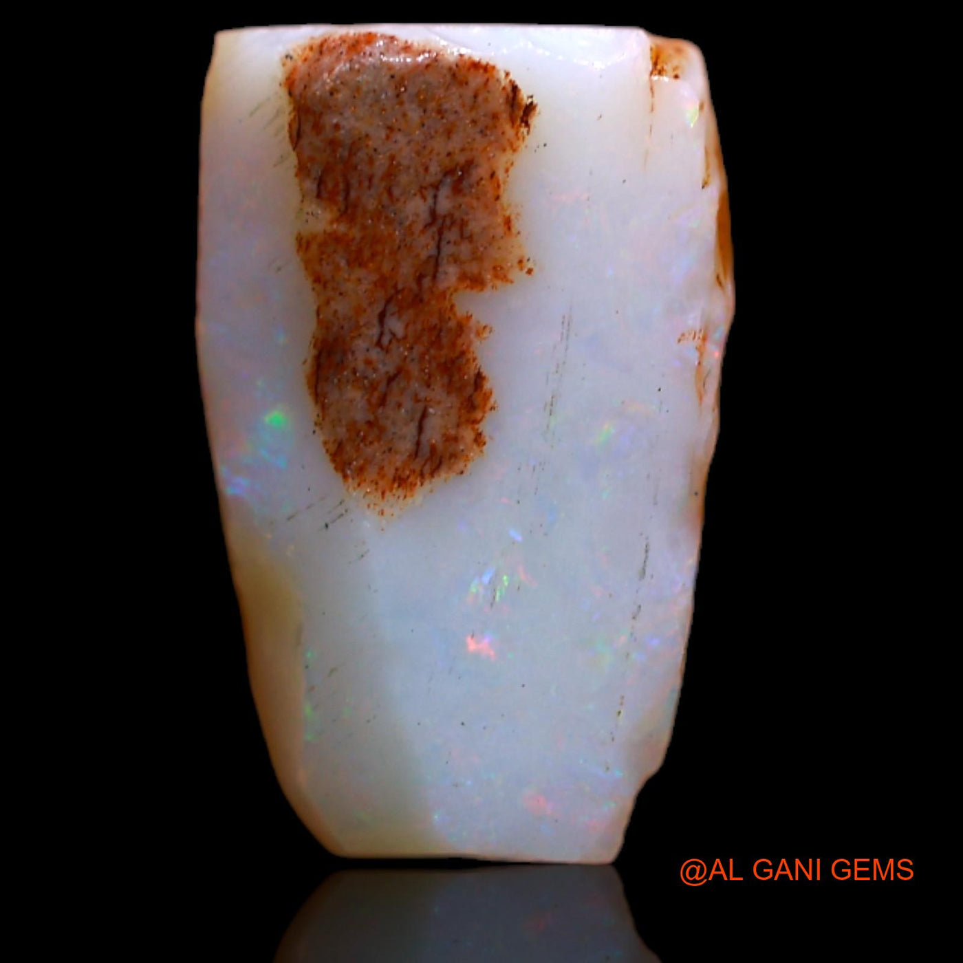 6.45 Cts Unheated Australian Fire Opal Loose Gemstone Fancy Rough Natural 14x9x6 mm RB-25