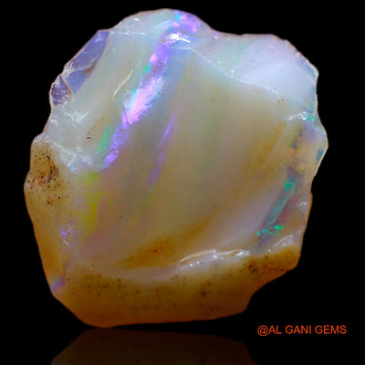 Natural Untreated Fire Opal Loose Gemstone Fancy Rough From Australia 4.50 Cts 15x13x6 mm RB-262