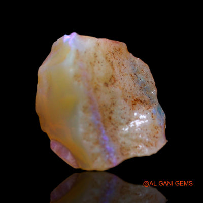 Natural Untreated Fire Opal Loose Gemstone Fancy Rough From Australia 4.50 Cts 15x13x6 mm RB-262