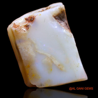 Natural Fire Opal Gemstone 5.00 Cts Loose Fancy Rough From Australia 14x10x5 mm RB-267