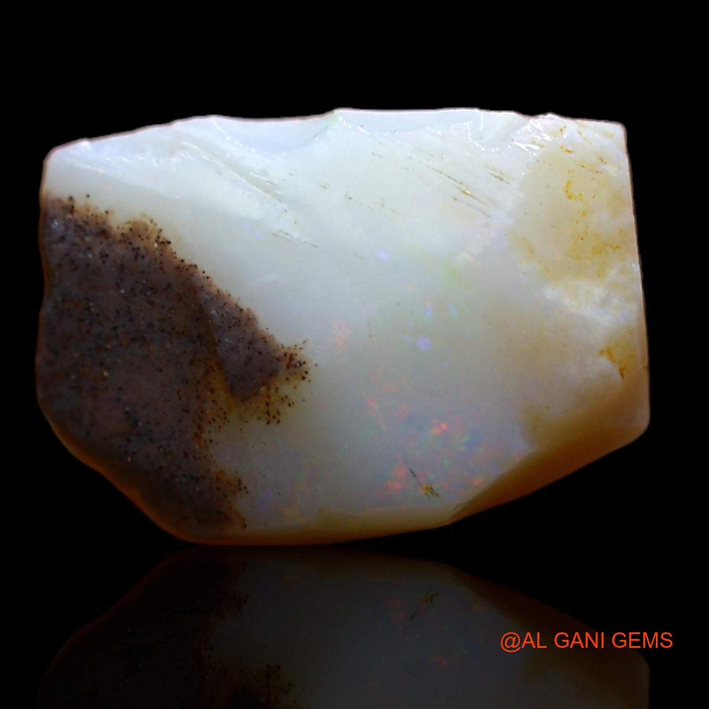 5.40 Cts Natural Australian Fire Opal Fancy Rough Loose Gemstone For Jewelry 15x10x5 mm RB-269
