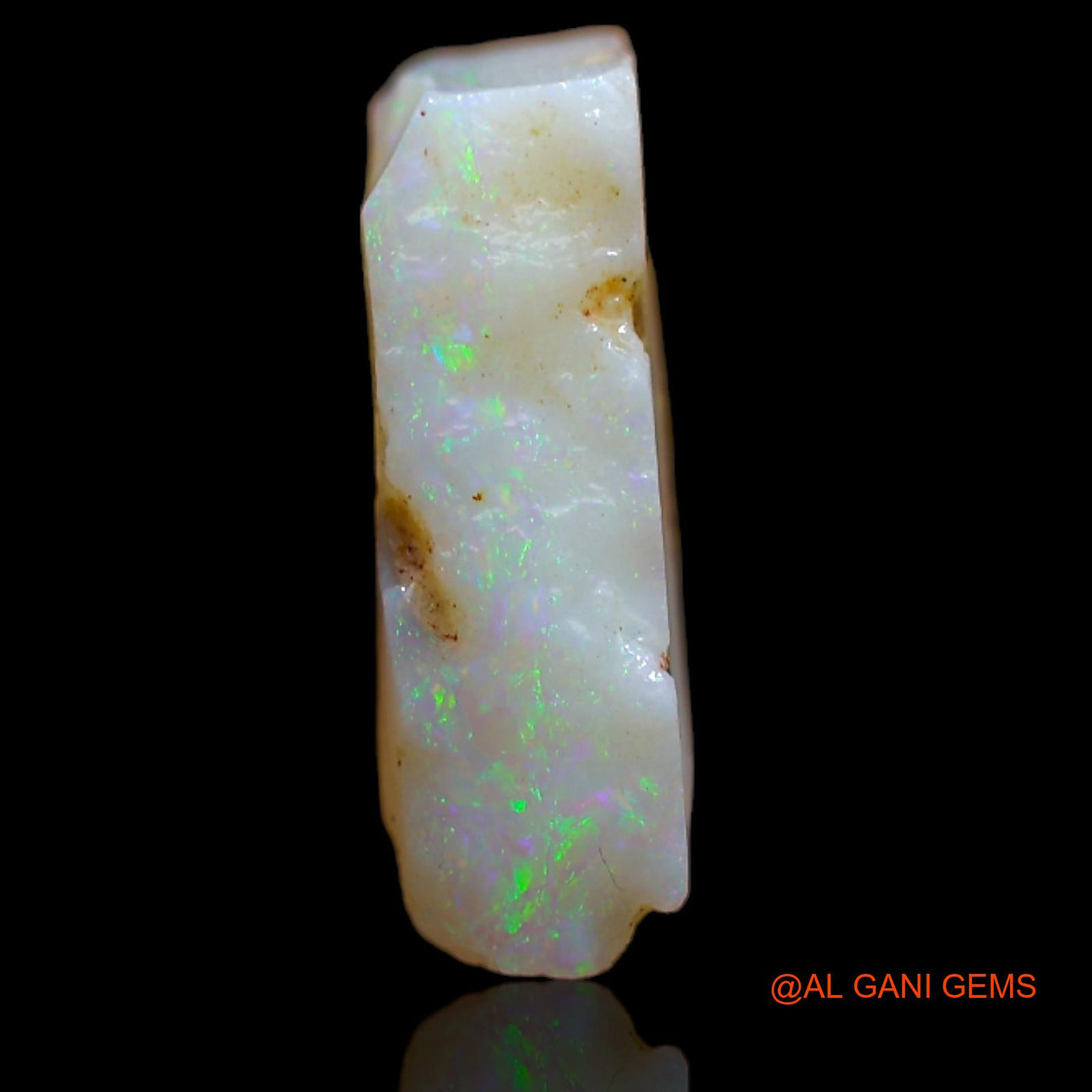 Natural Untreated Fire Opal Loose Gemstone Fancy Rough From Australia 5.00 Cts 14x10x5 mm RB-271