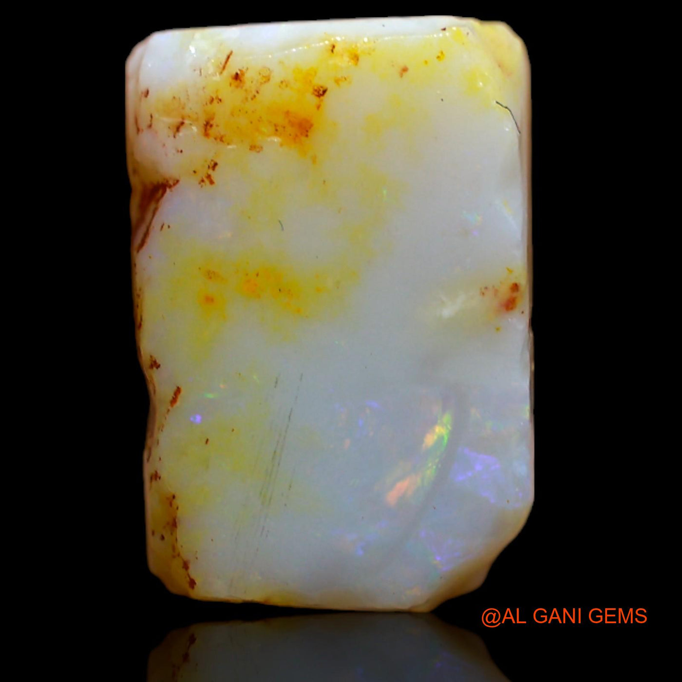 6.00 Cts Unheated Australian Fire Opal Loose Gemstone Fancy Rough Natural 14x10x5 mm RB-279