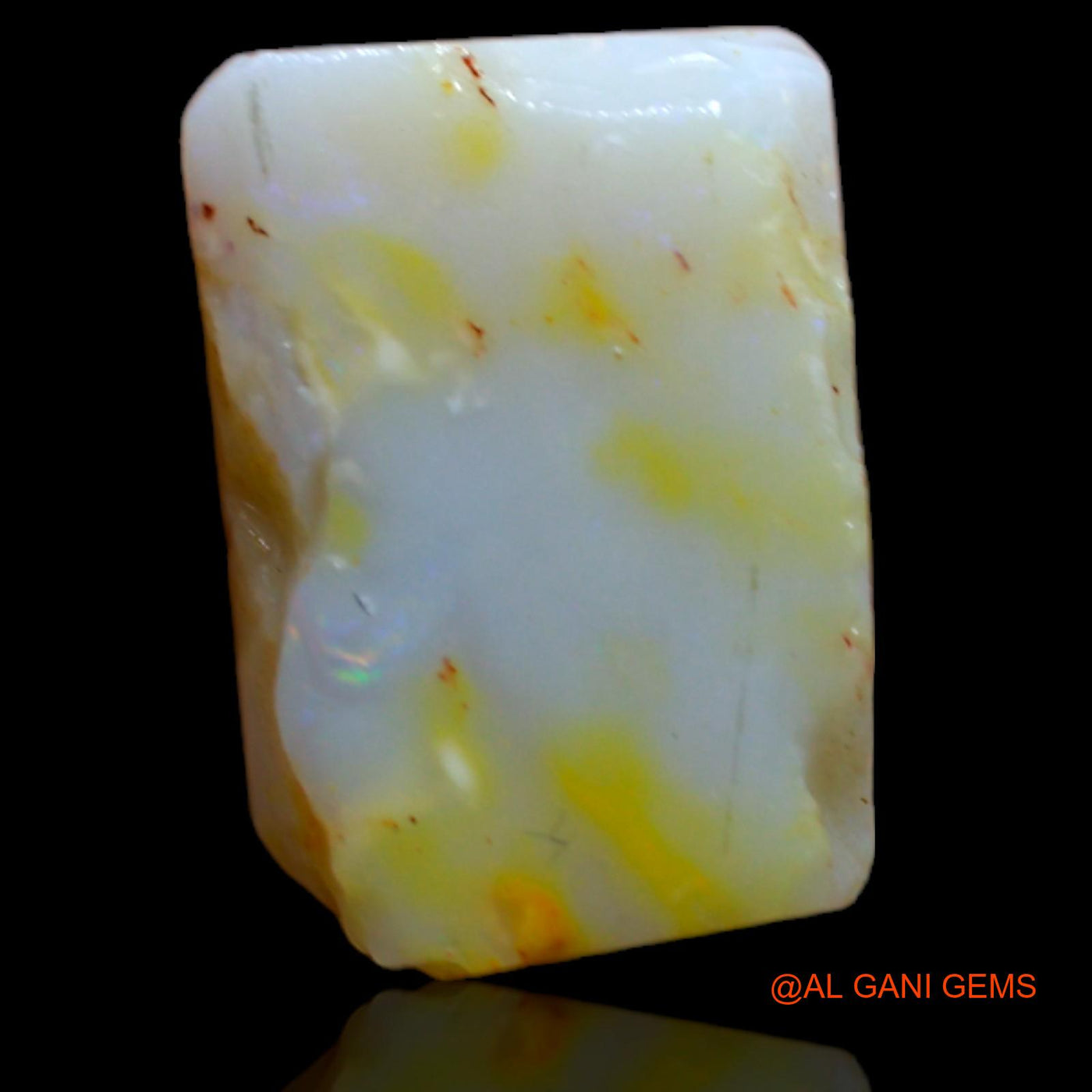 6.00 Cts Unheated Australian Fire Opal Loose Gemstone Fancy Rough Natural 14x10x5 mm RB-279