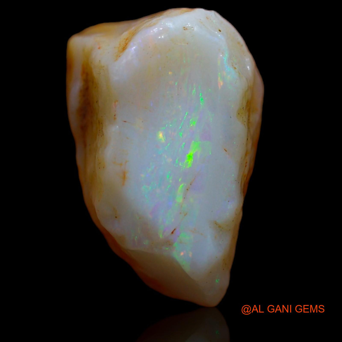 Natural Fire Opal Gemstone 9.00 Cts Loose Fancy Rough From Australia 16x11x10 mm RB-281