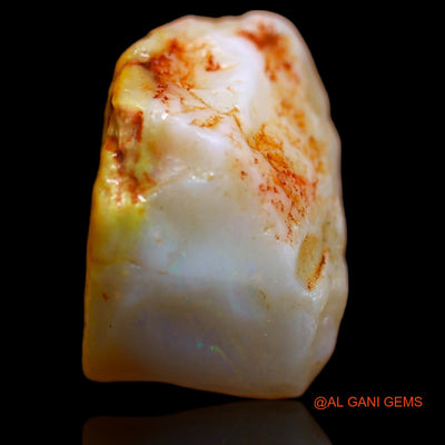 Natural Fire Opal Gemstone 9.00 Cts Loose Fancy Rough From Australia 16x11x10 mm RB-281