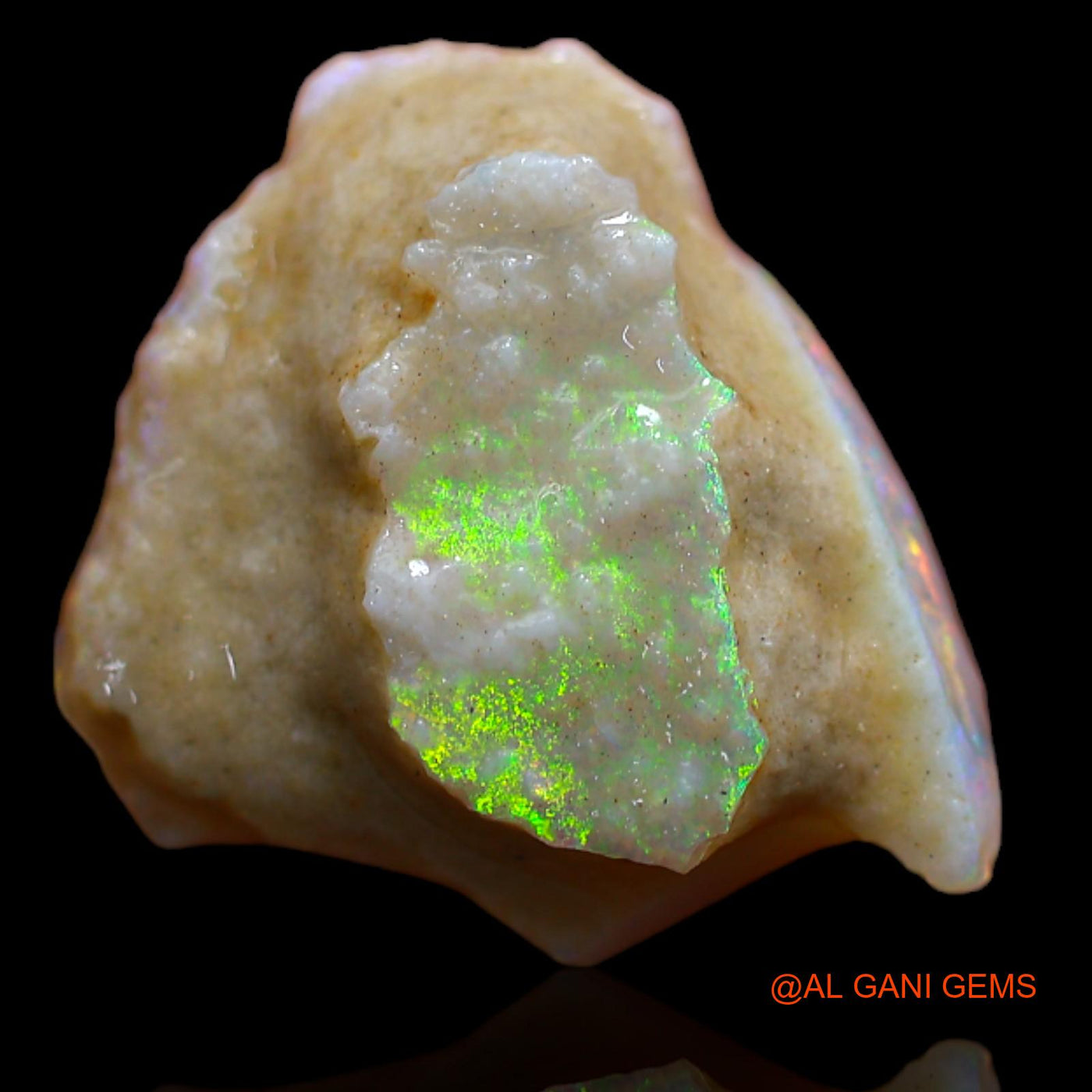 6.00 Cts Natural Australian Fire Opal Fancy Rough Loose Gemstone For Jewelry 16x15x6 mm RB-282