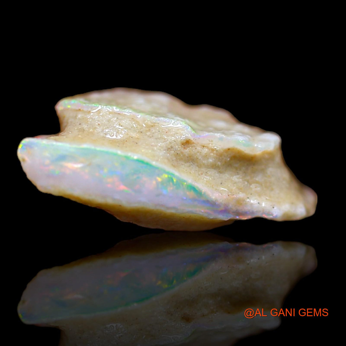 6.00 Cts Natural Australian Fire Opal Fancy Rough Loose Gemstone For Jewelry 16x15x6 mm RB-282