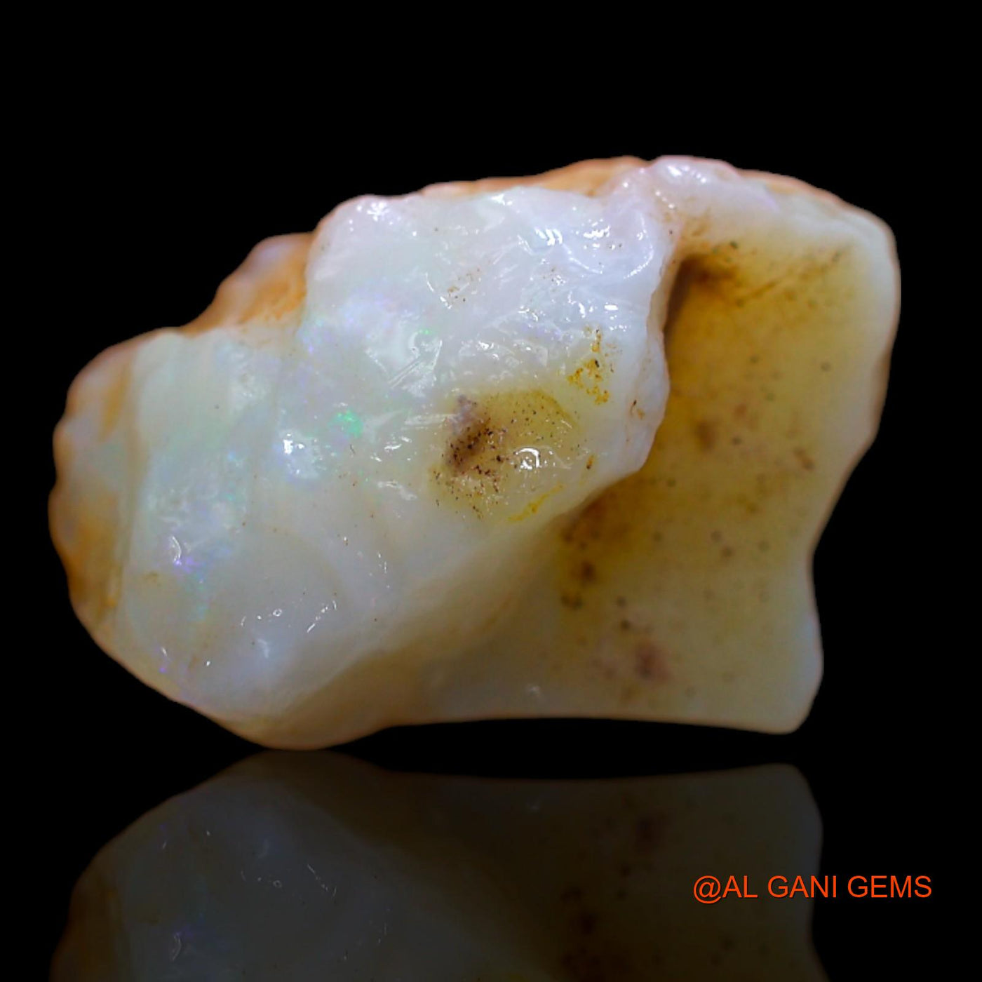7.60 Cts Natural Australian Fire Opal Fancy Rough Loose Gemstone For Jewelry 14x11x8 mm RB-283