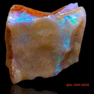 Natural Untreated Fire Opal Loose Gemstone Fancy Rough From Australia 4.00 Cts 13x12x4 mm RB-284