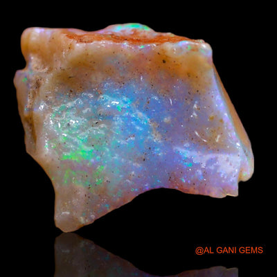 Natural Untreated Fire Opal Loose Gemstone Fancy Rough From Australia 4.00 Cts 13x12x4 mm RB-284