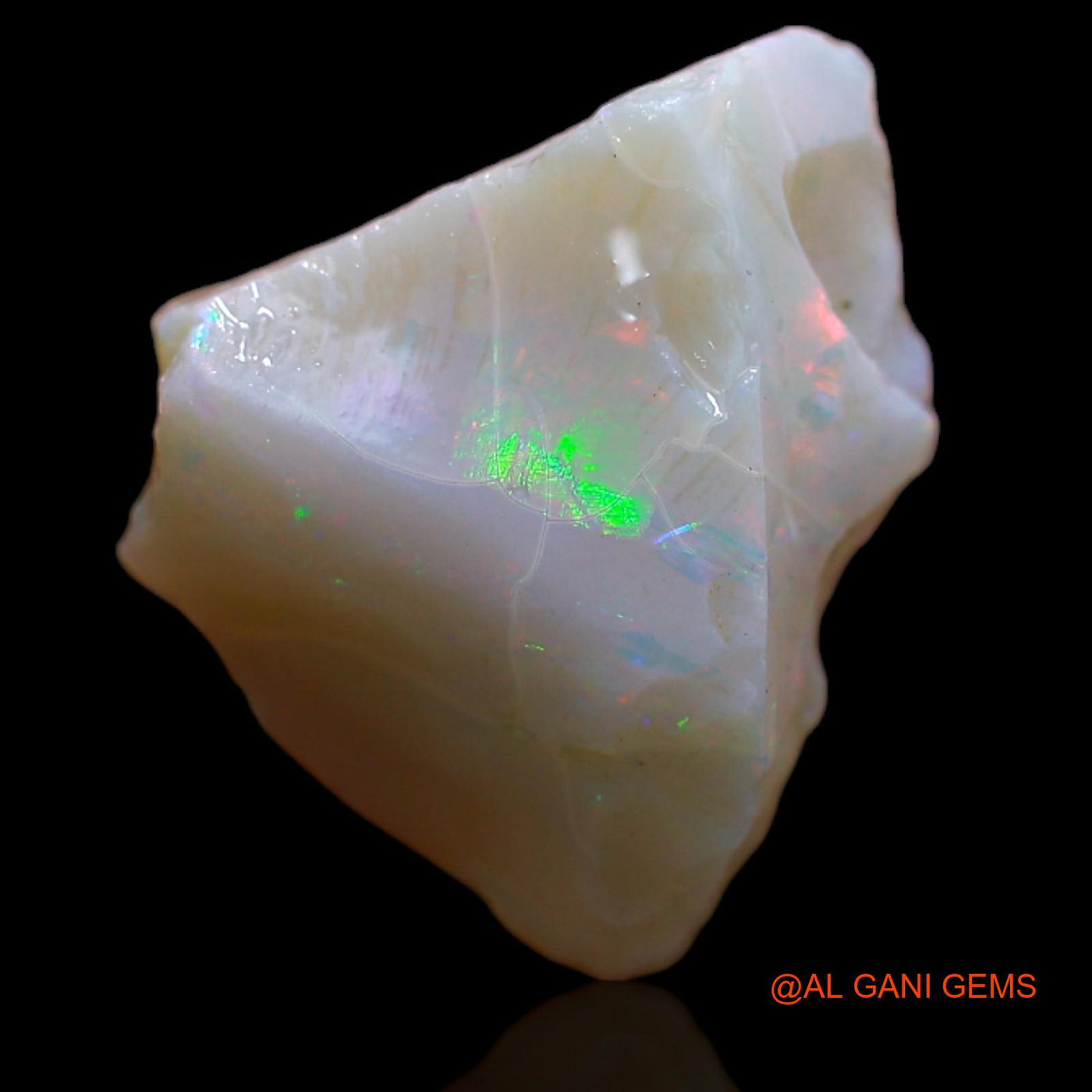 Natural Fire Opal Gemstone 5.80 Cts Loose Fancy Rough From Australia 15x14x6 mm RB-285