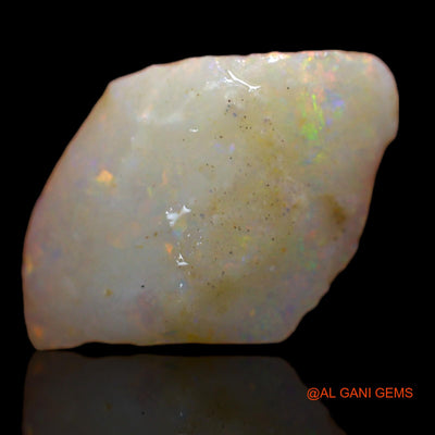 Natural Untreated Fire Opal Loose Gemstone Fancy Rough From Australia 5.10 Cts 12x12x4 mm RB-297