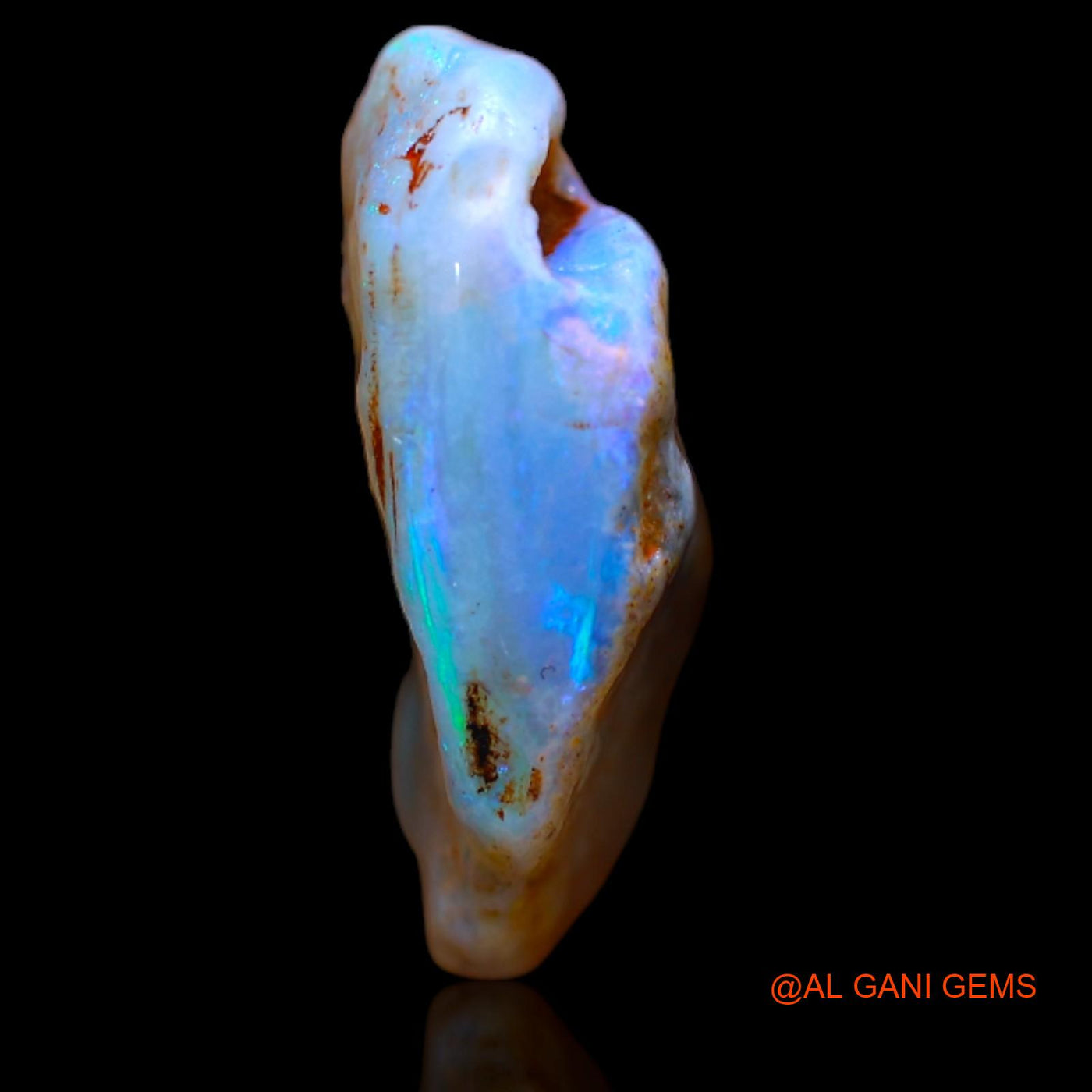 5.70 Cts Natural Australian Fire Opal Loose Gemstone Fancy Rough 17x14x6 mm RB-301