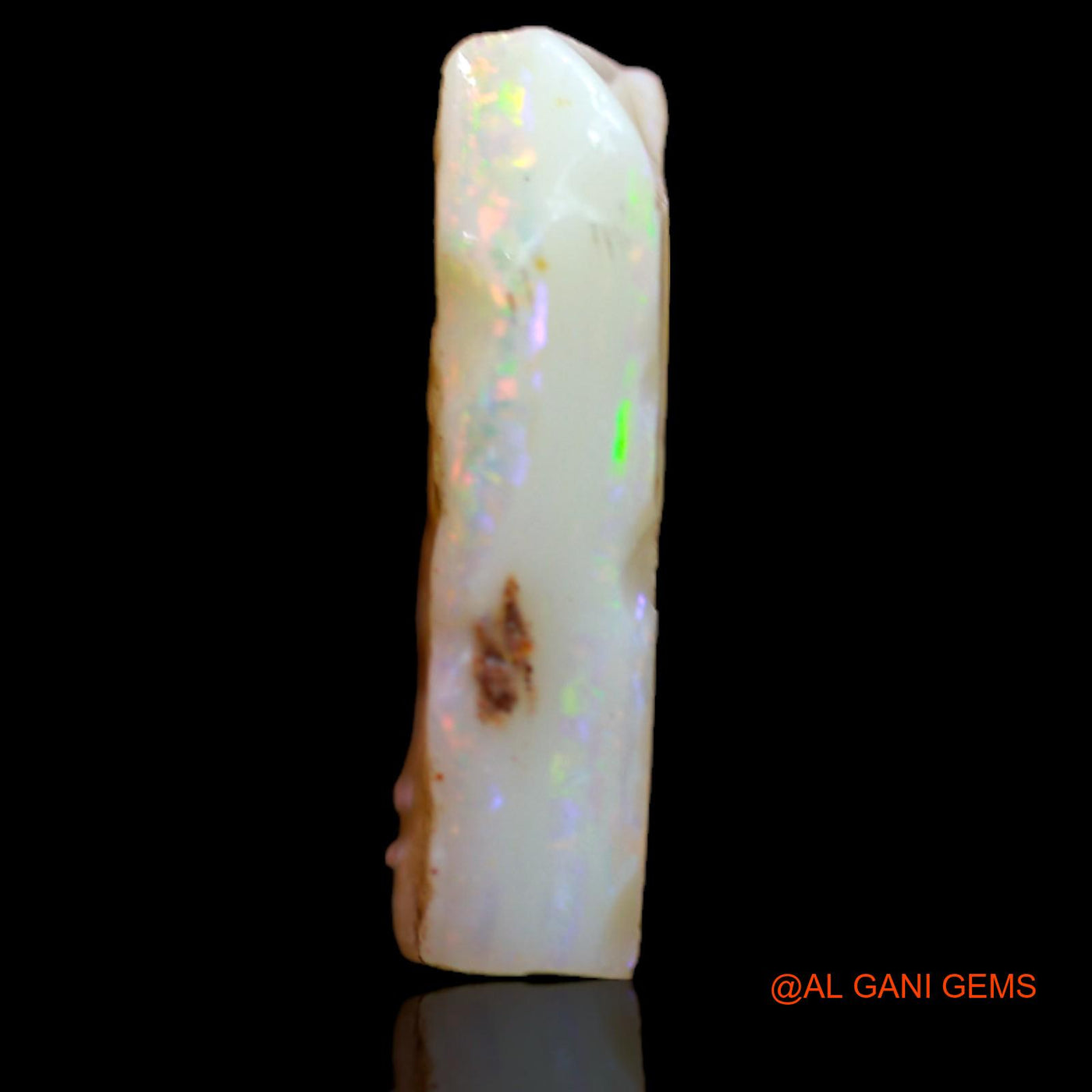 Natural Fire Opal Gemstone 4.40 Cts Loose Fancy Rough From Australia 16x8x4 mm RB-302