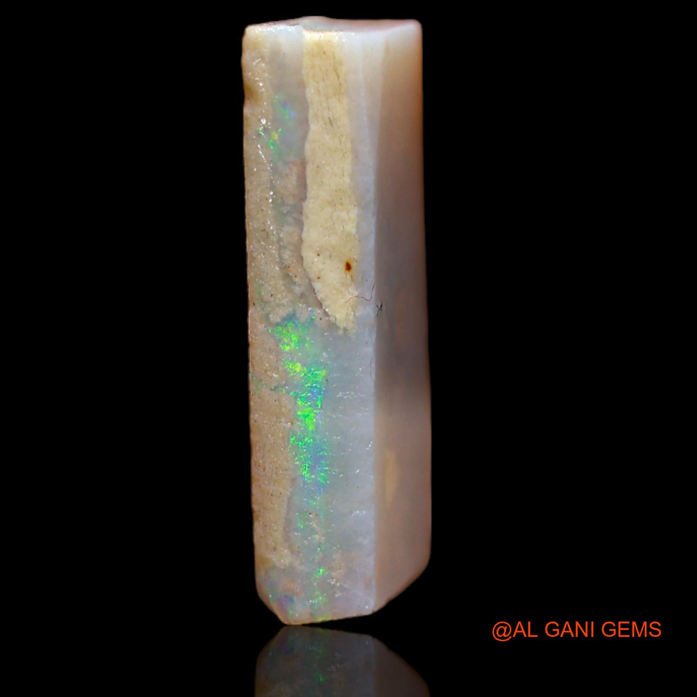 Natural Untreated Fire Opal Loose Gemstone Fancy Rough From Australia 4.40 Cts 17x8x3 mm RB-303