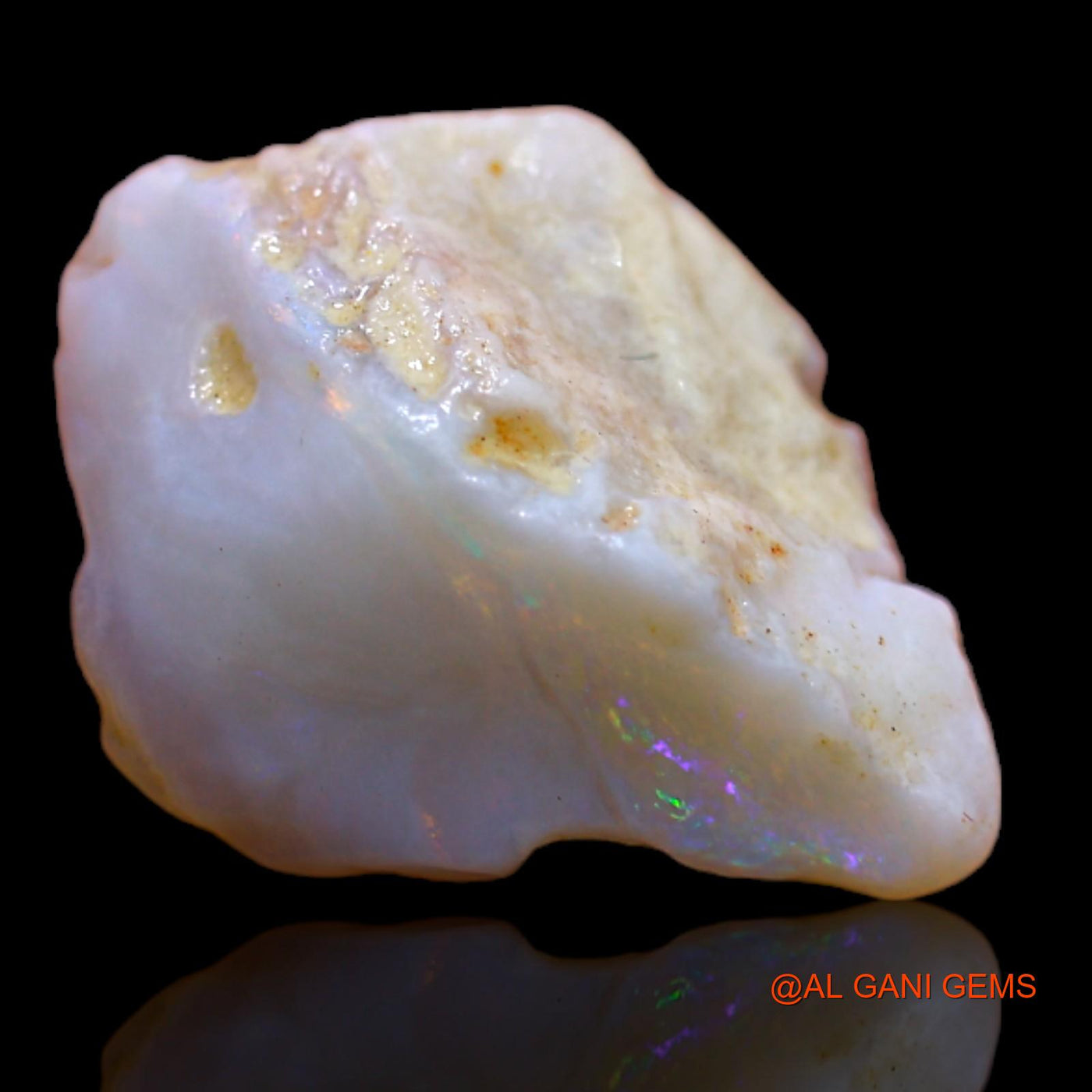 6.00 Cts Natural Australian Fire Opal Loose Gemstone Fancy Rough 18x14x6 mm RB-307