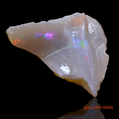 Natural Fire Opal Gemstone 3.70 Cts Loose Fancy Rough From Australia 17x15x5 mm RB-309