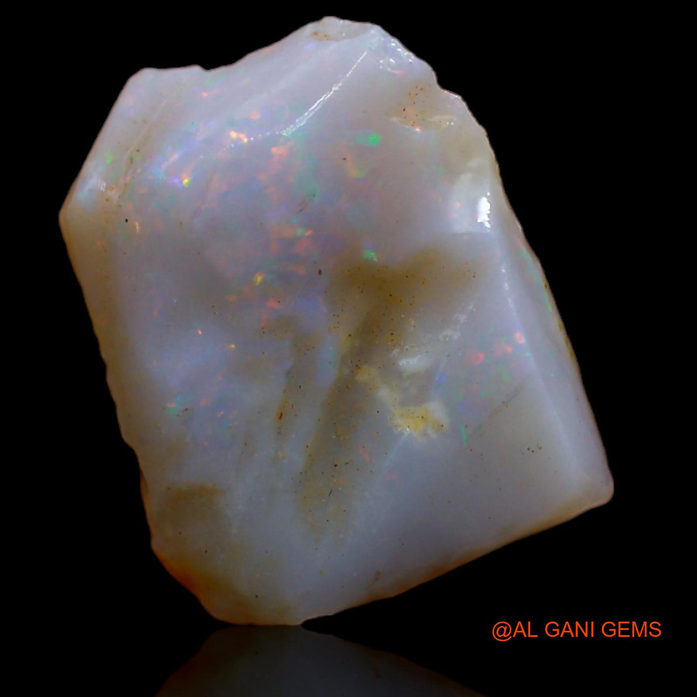 4.30 Cts Natural Australian Fire Opal Loose Gemstone Fancy Rough 14x11x3 mm RB-30