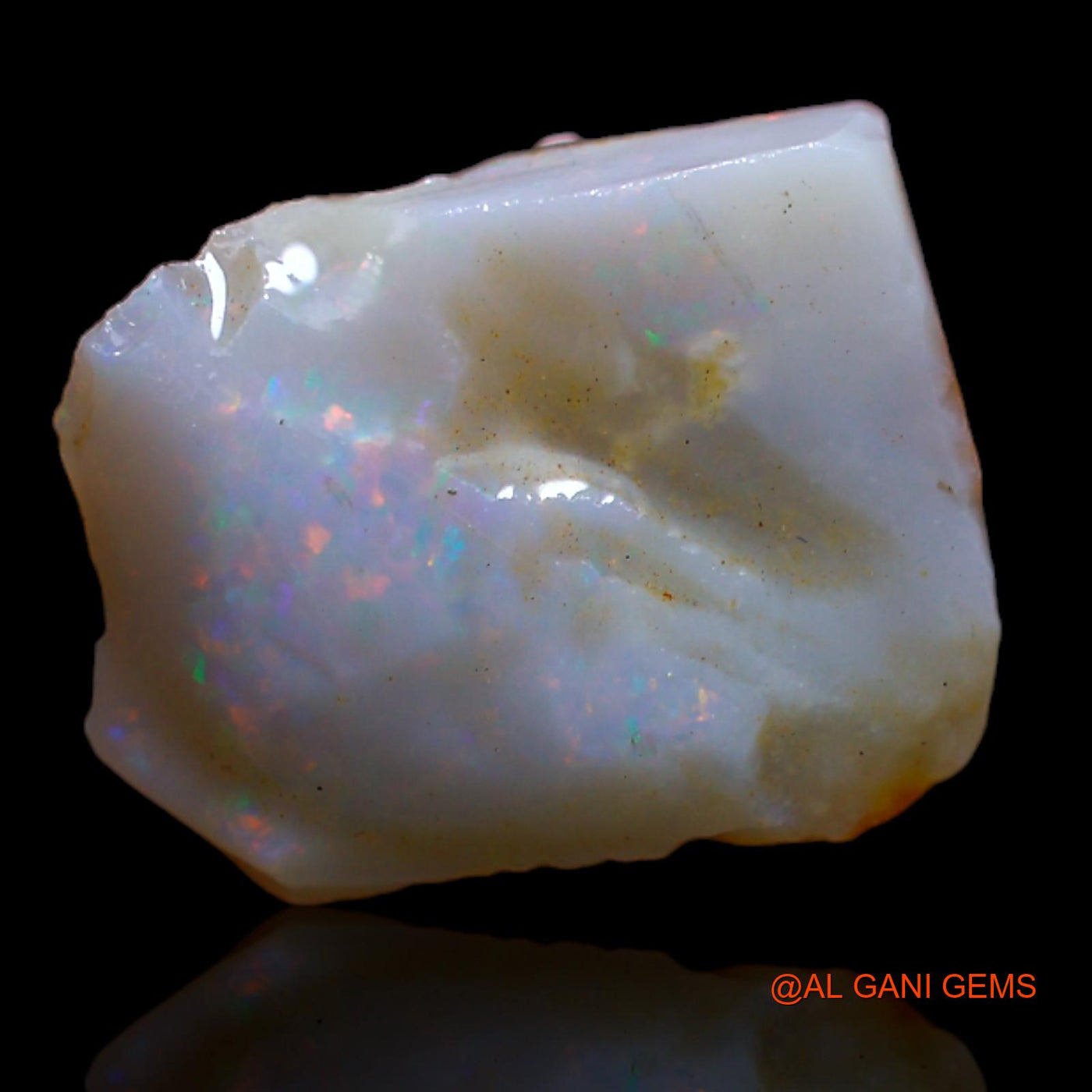 4.30 Cts Natural Australian Fire Opal Loose Gemstone Fancy Rough 14x11x3 mm RB-30