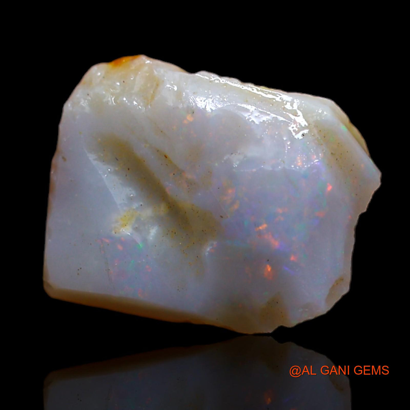 4.30 Cts Natural Australian Fire Opal Loose Gemstone Fancy Rough 14x11x3 mm RB-30