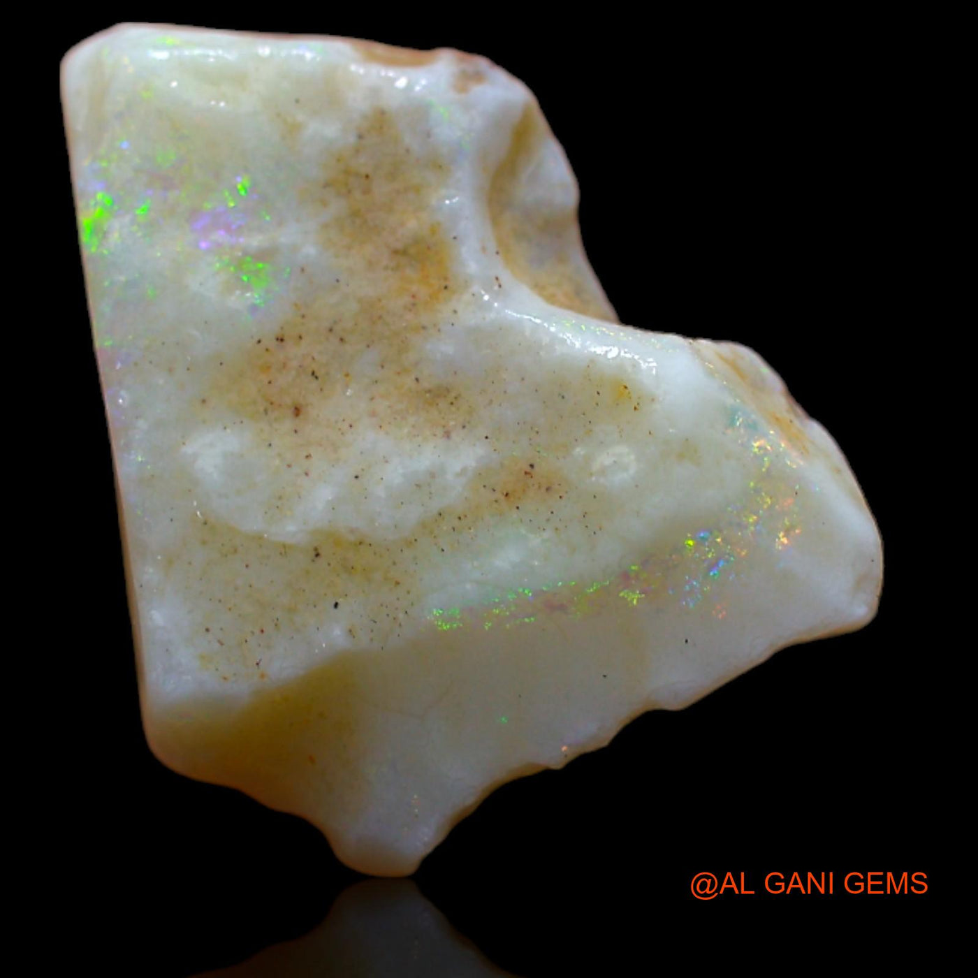 4.40 Cts Natural Australian Fire Opal Loose Gemstone Fancy Rough 15x13x4 mm RB-310
