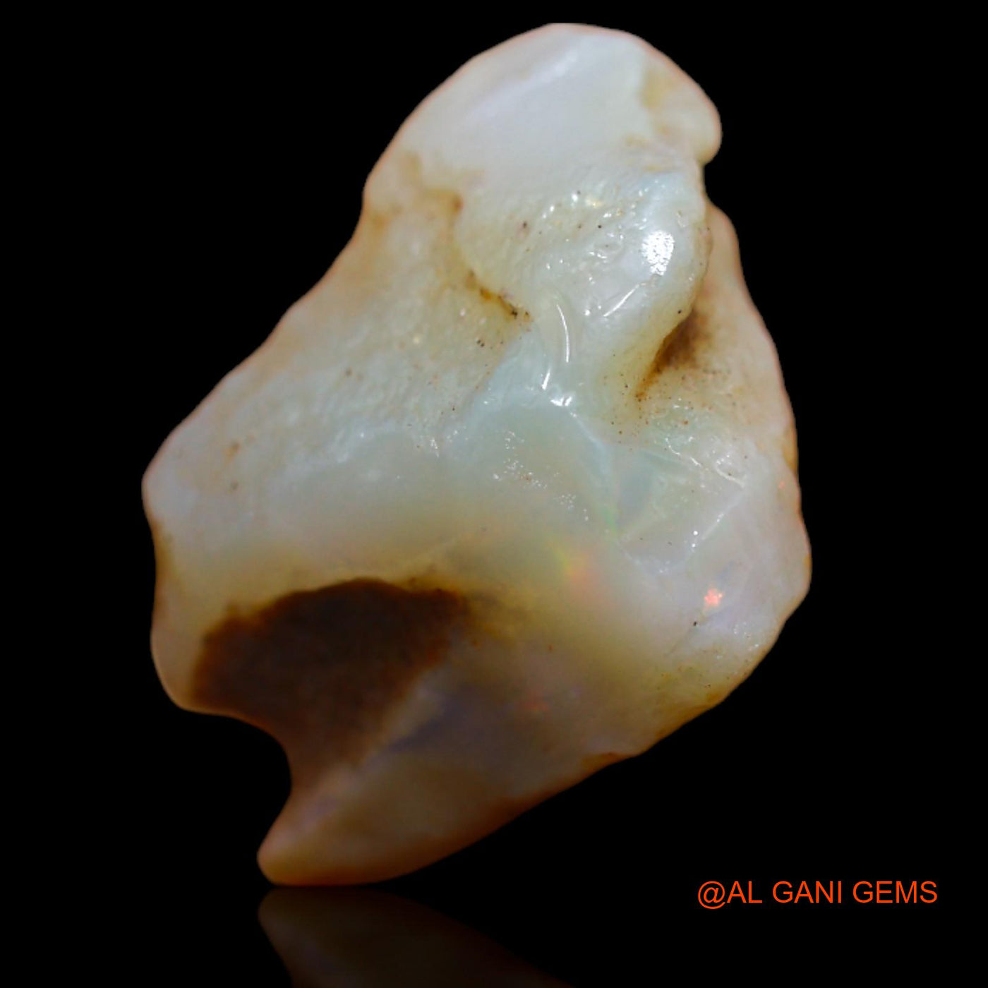 7.70 Cts Natural Australian Fire Opal Loose Gemstone Fancy Rough 16x15x9 mm RB-311