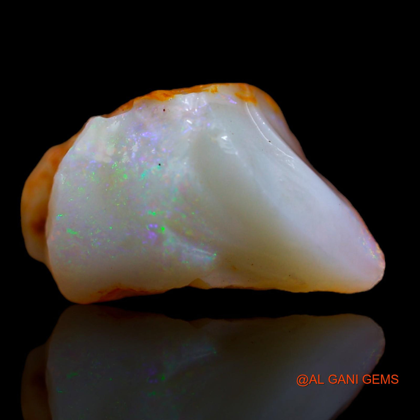7.70 Cts Natural Australian Fire Opal Loose Gemstone Fancy Rough 17x11x8 mm RB-315