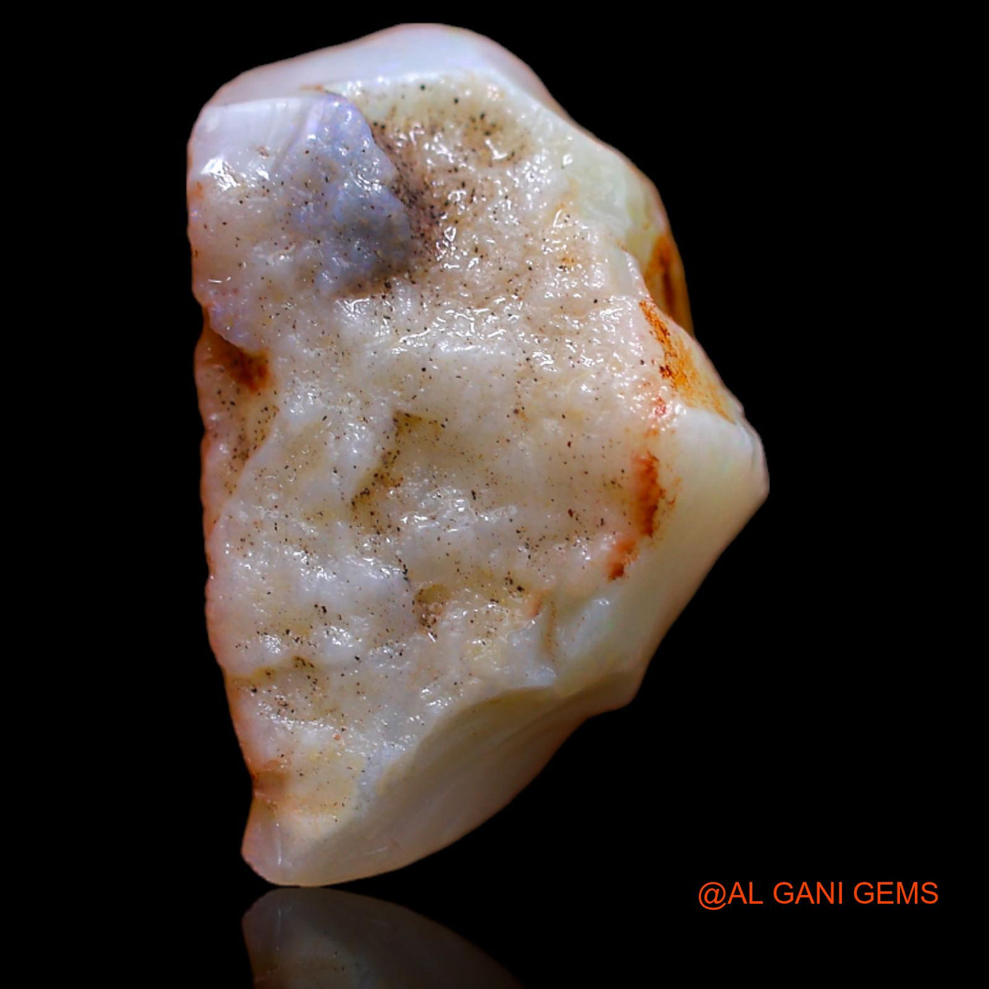 7.70 Cts Natural Australian Fire Opal Loose Gemstone Fancy Rough 17x11x8 mm RB-315